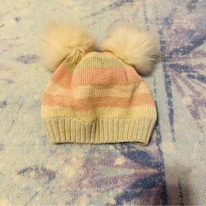Baby Gap Pom Pom Hat Beanie XS/S 12-24M